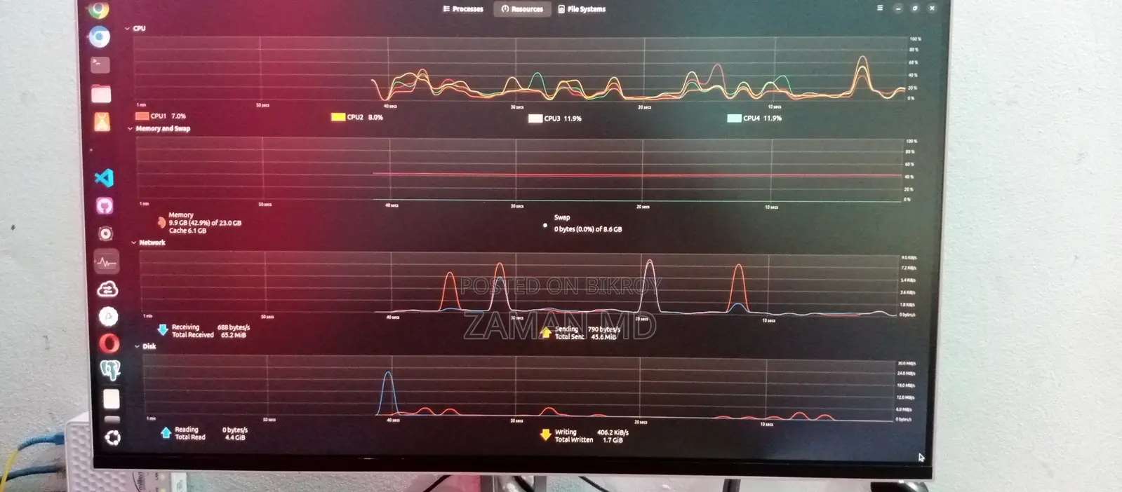 Desktop Computer 24GB AMD Ryzen 3 SSD 1T