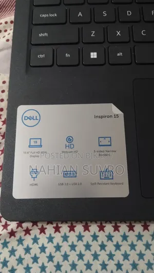 New Laptop Dell Inspiron 15 8GB Intel Core i3 SSD 512GB