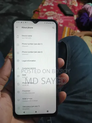 Vivo Y20 64 GB Black
