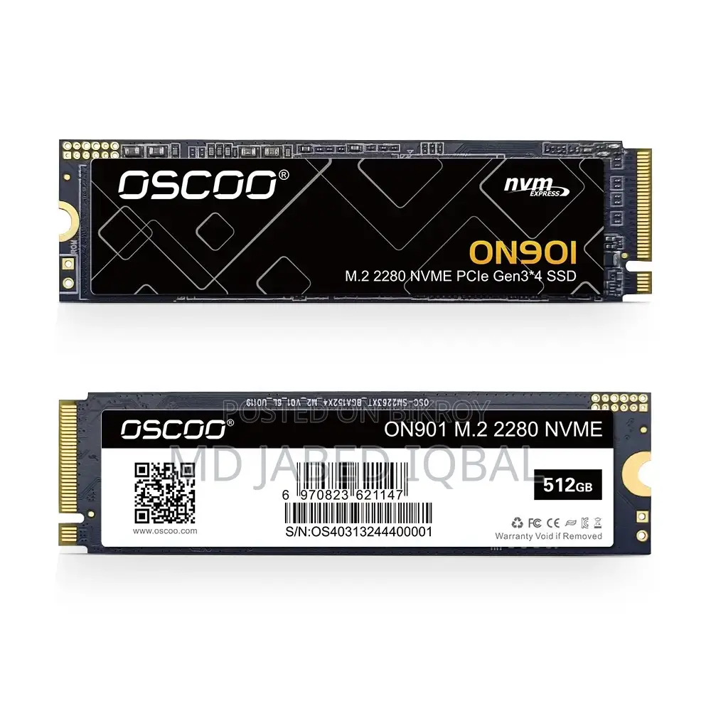 Oscoo On901 512gb Nvme M.2 SSD for Sale