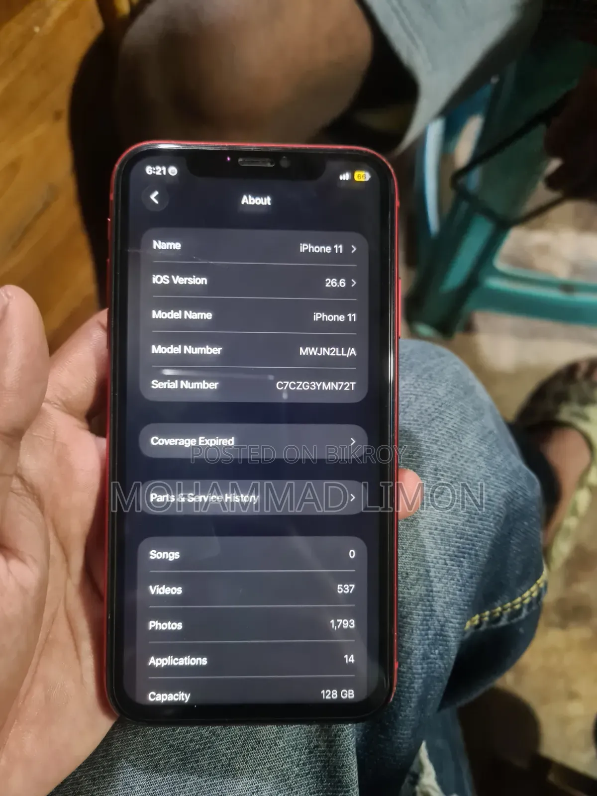 Apple iPhone 11 128 GB Red