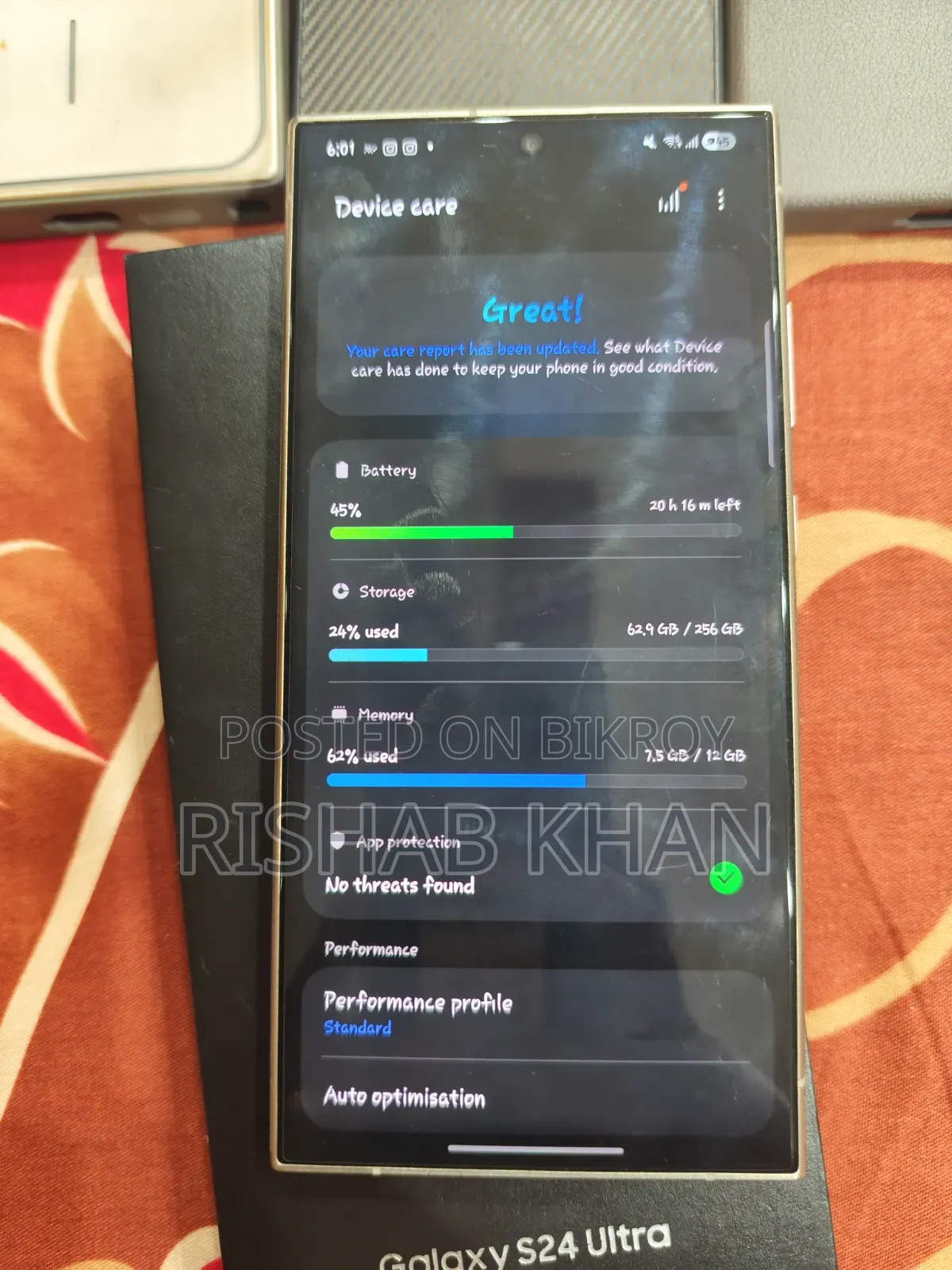 Samsung Galaxy S24 Ultra 256 GB Graphite
