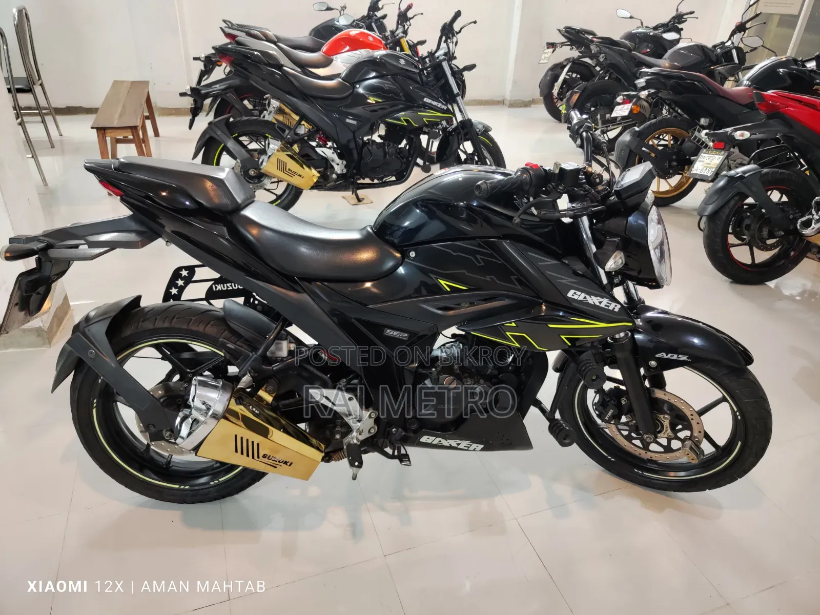 Suzuki Gixxer 2022 Black