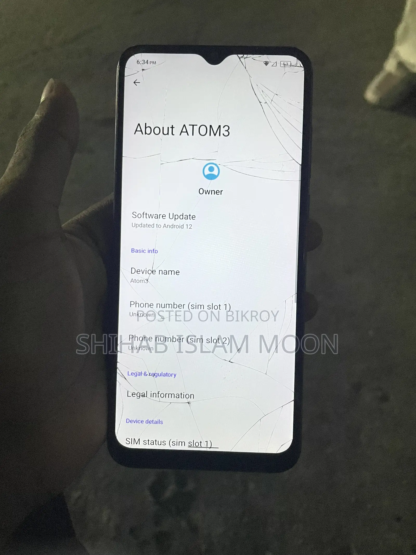 Symphony ATOM 3 32 GB Blue