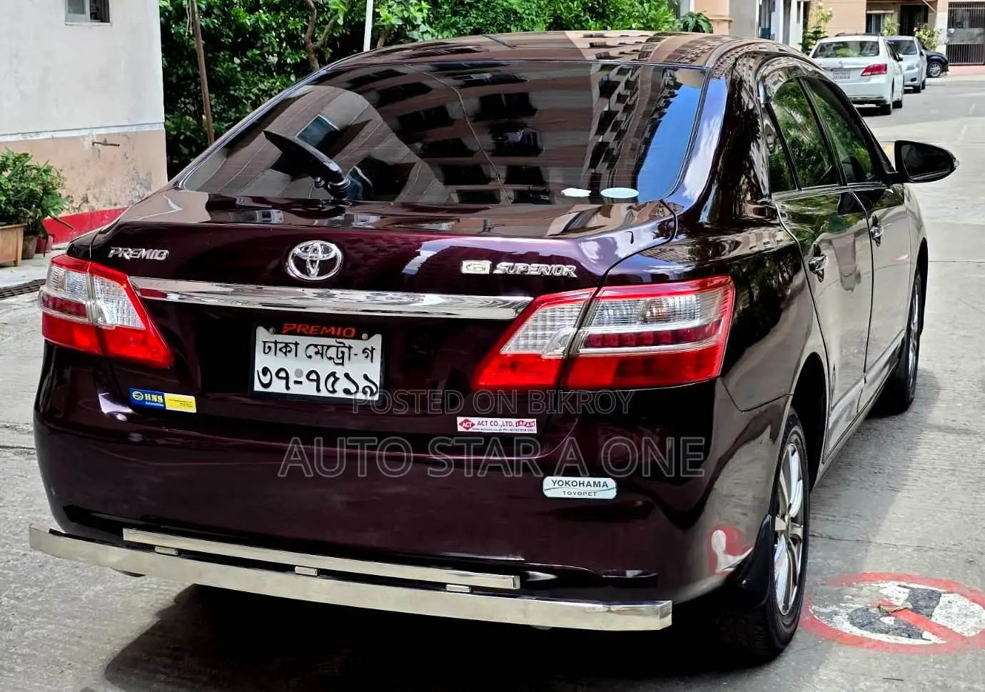 Toyota Premio 1.5 FWD 2011 Maroon