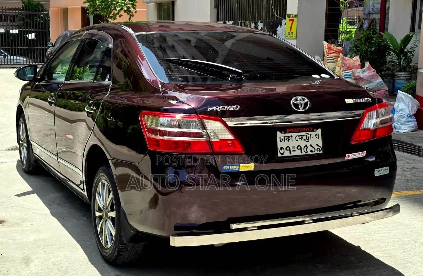 Toyota Premio 1.5 FWD 2011 Maroon