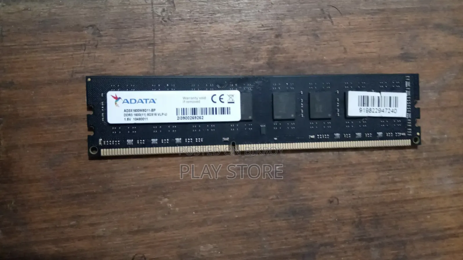 Adata DDR 3 8gb Ram