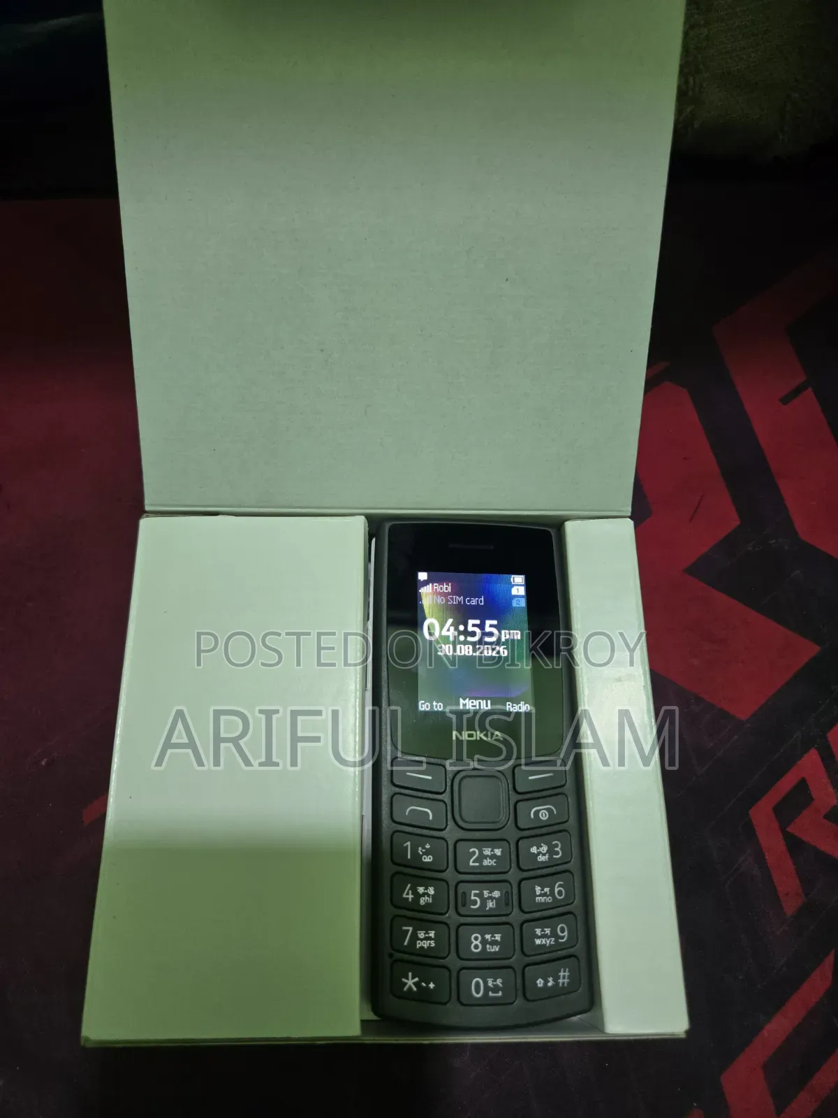 New Nokia 106 Black