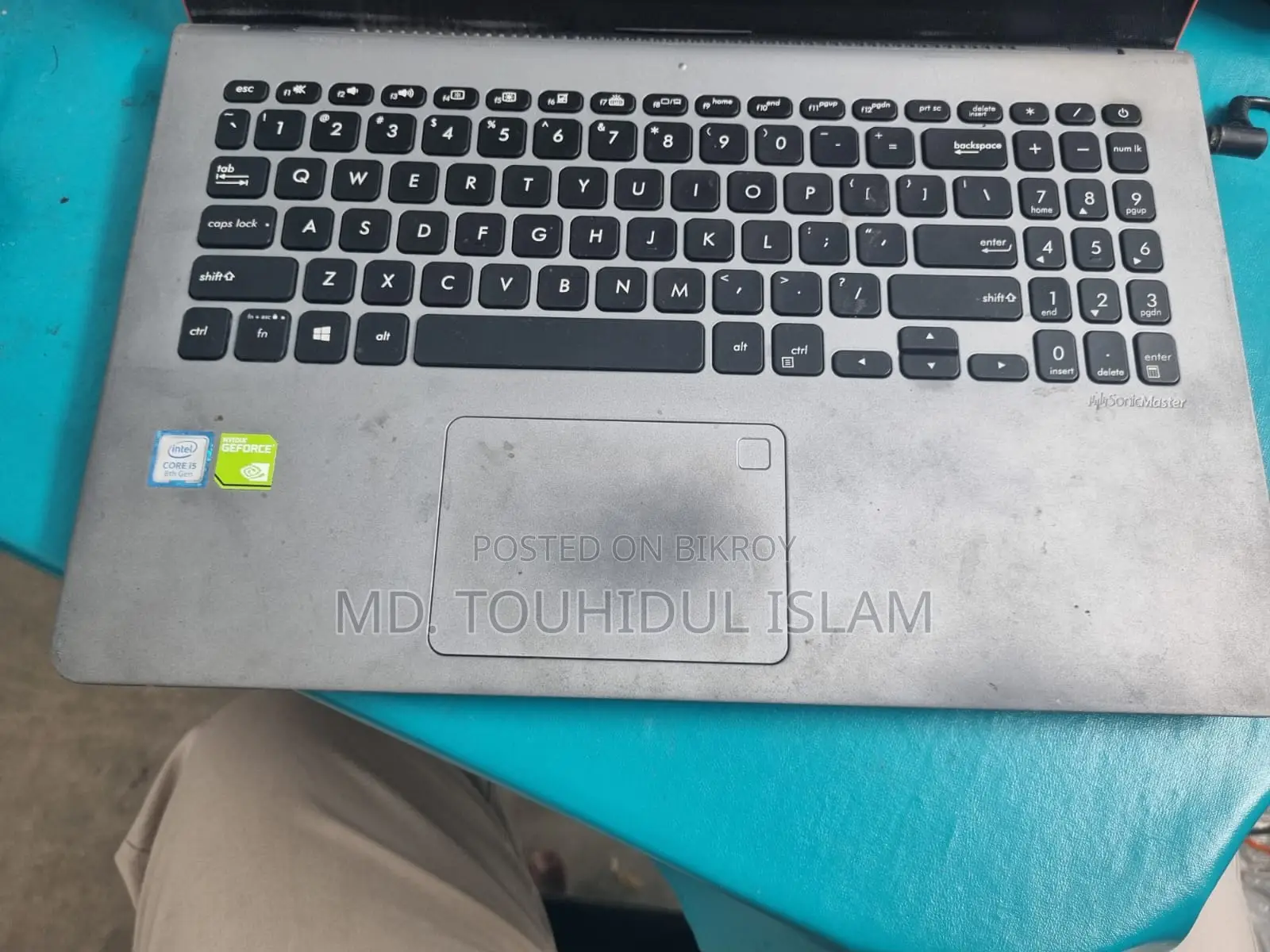 Laptop Asus 8GB Intel Core i5 SSD 128GB