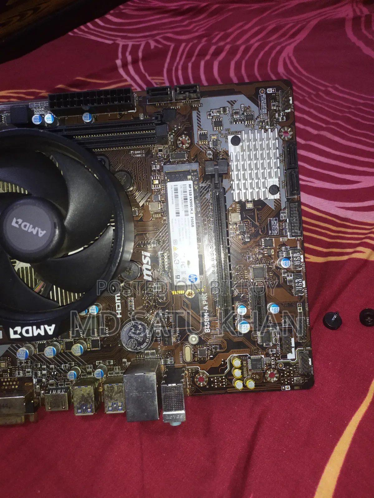 Msi B450m a Pro Max Motherboard