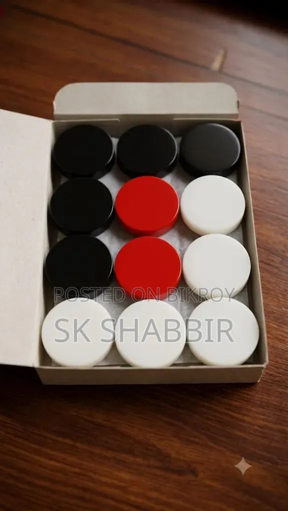 CARROM Guti 8 M M, Made in India,19 Pics ,Extra 5 Pics
