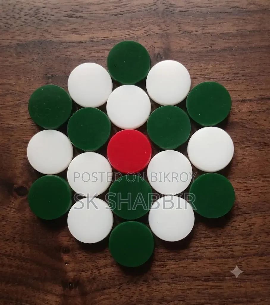 Carrom Guti 8 M M,19 Pics, Extra 5 Pics,Made in Idian