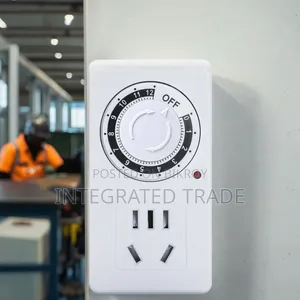 300 PCS Delixi 24-Hour Mechanical Timer Switch Sockets