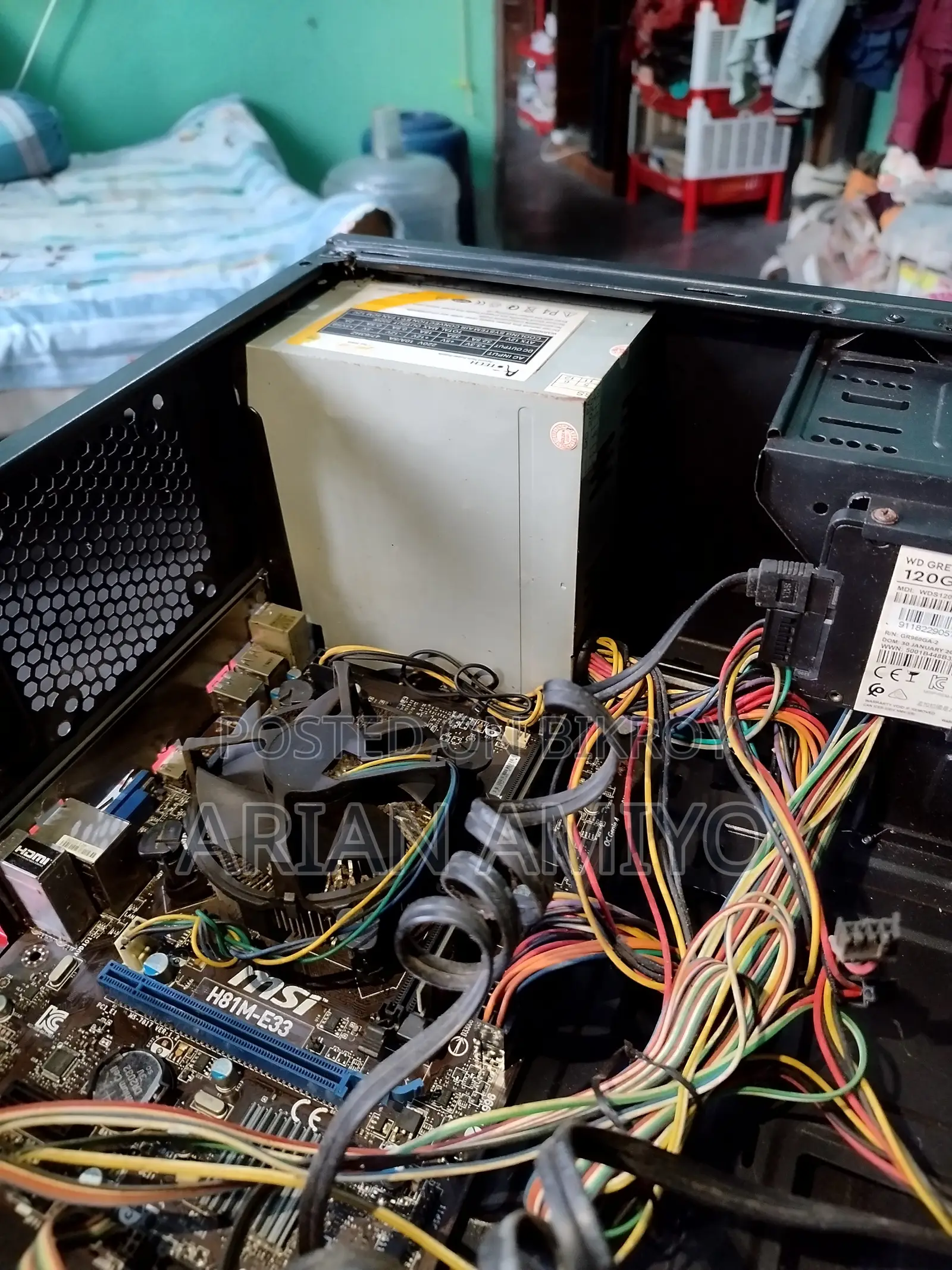 Desktop Computer MSI HetiS H81 8GB Intel Core i3 HDD 512GB