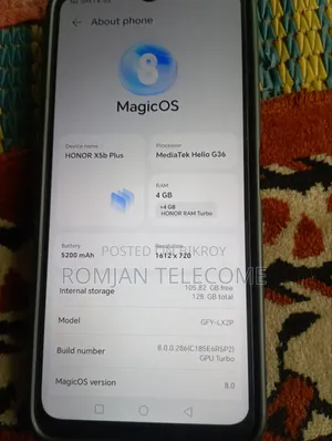Honor X5b Plus 128 GB Black