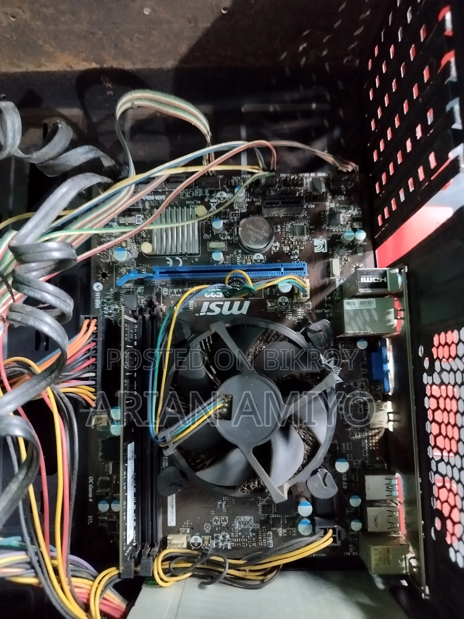 Desktop Computer MSI HetiS H81 8GB Intel Core i3 HDD 512GB