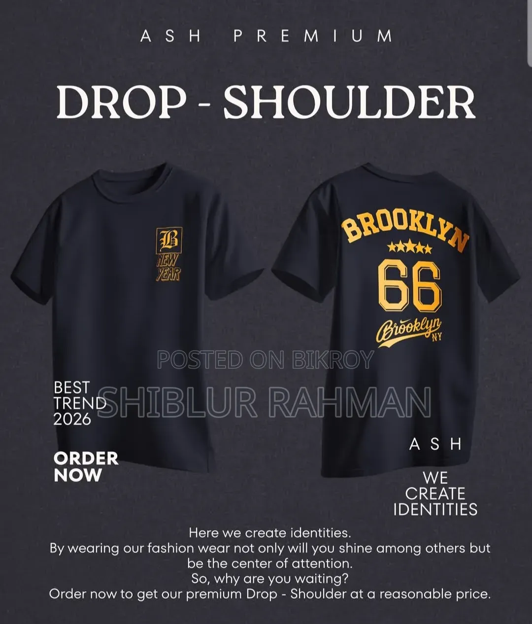 Drop Shoulder Premium