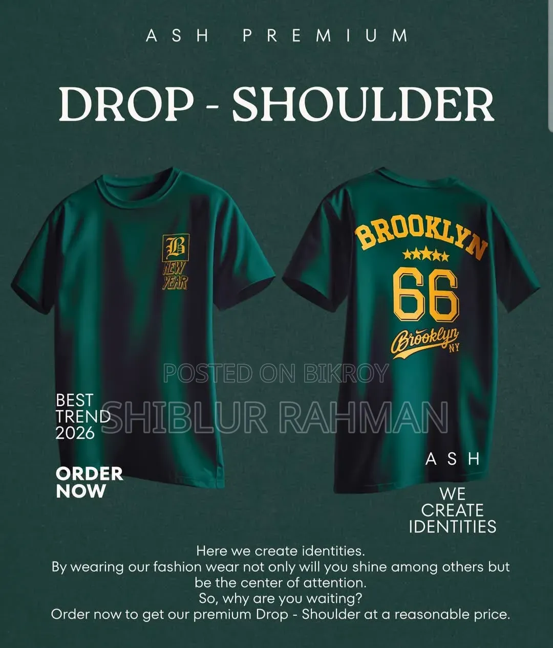 Drop Shoulder Premium