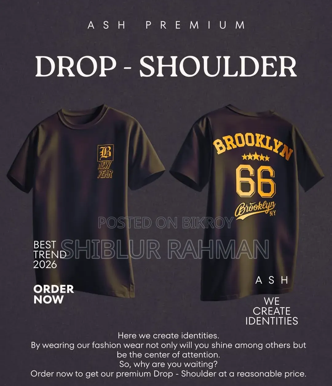 Drop Shoulder Premium