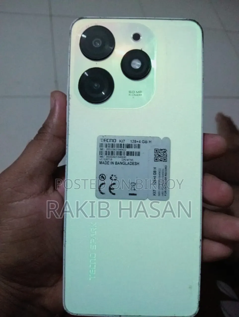 Tecno Spark 10C 128 GB White