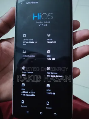 Tecno Spark 10C 128 GB White