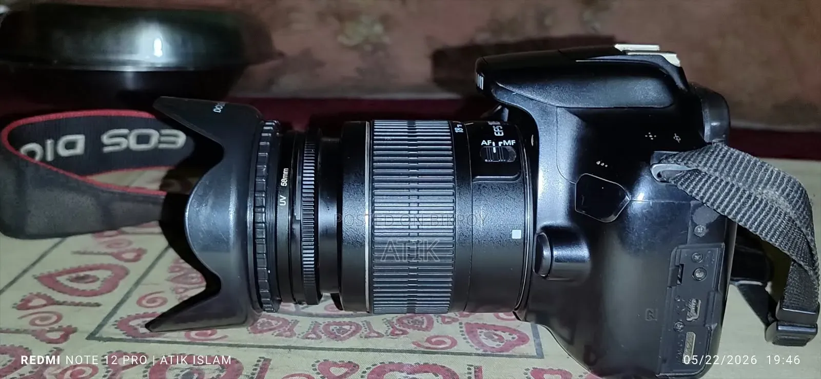 Canon 1300D ব্যবহিত ক্যামেরা আর্জেন্ট টাকার দরকার
