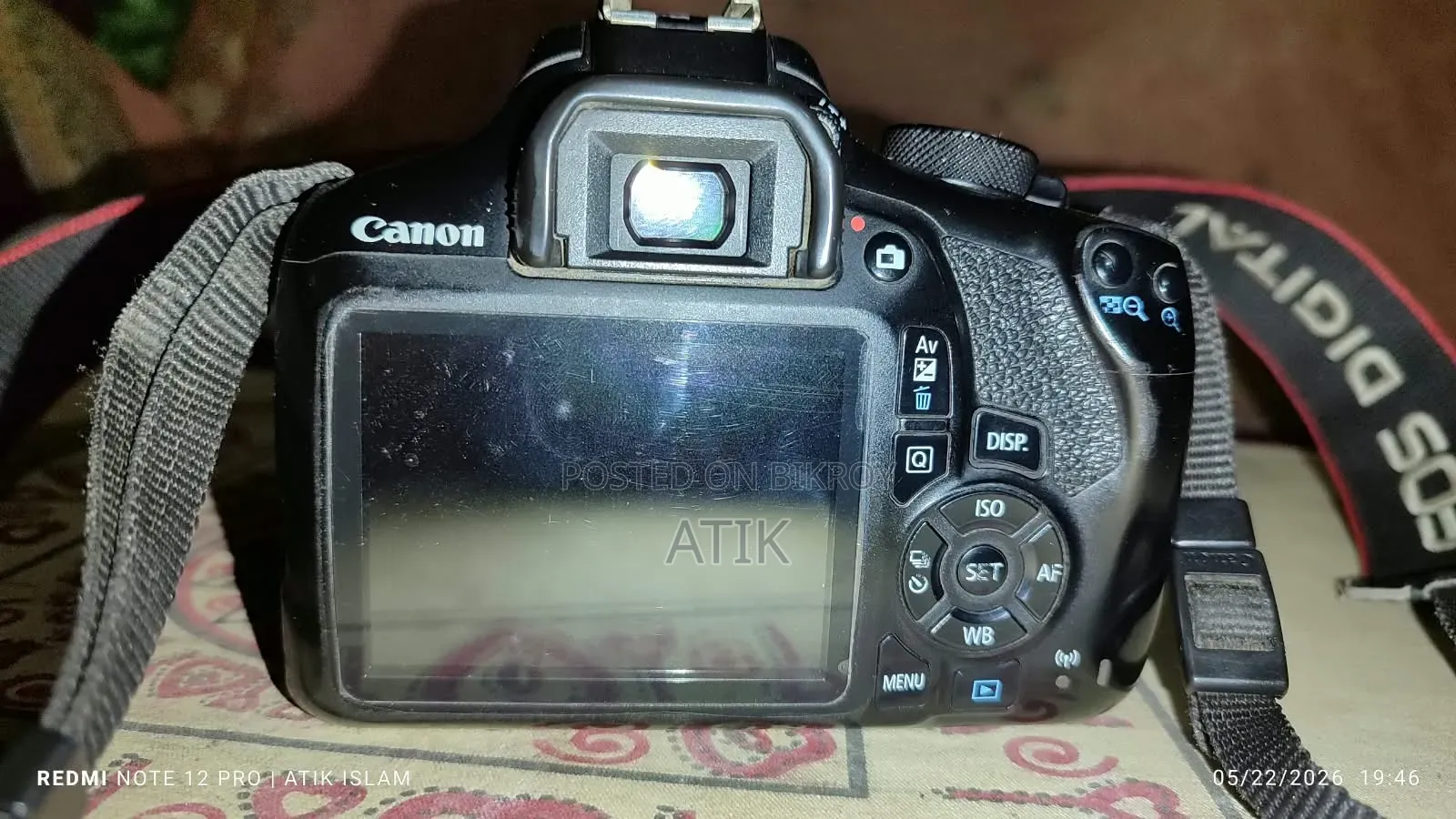 Canon 1300D ব্যবহিত ক্যামেরা আর্জেন্ট টাকার দরকার
