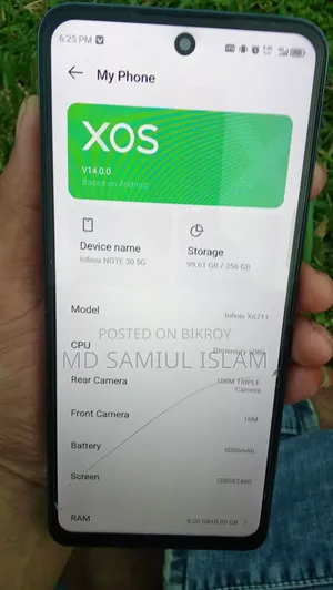 Infinix Hot 60 Pro+ 256 GB Black