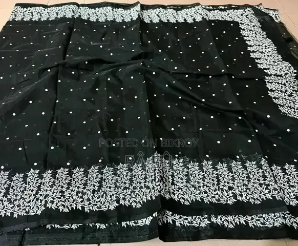 Half Silk Afsan Print Saree
