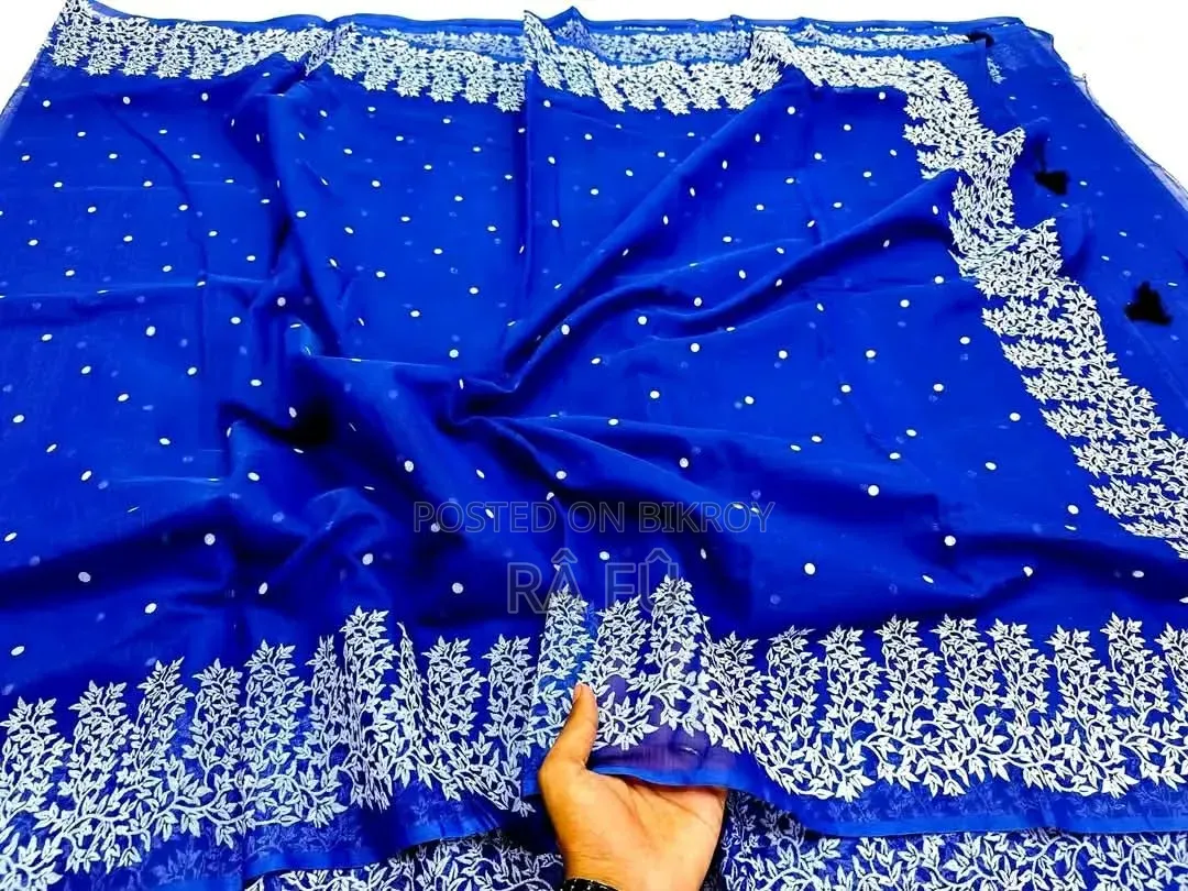 Half Silk Afsan Print Saree