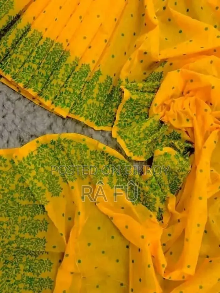 Half Silk Afsan Print Saree