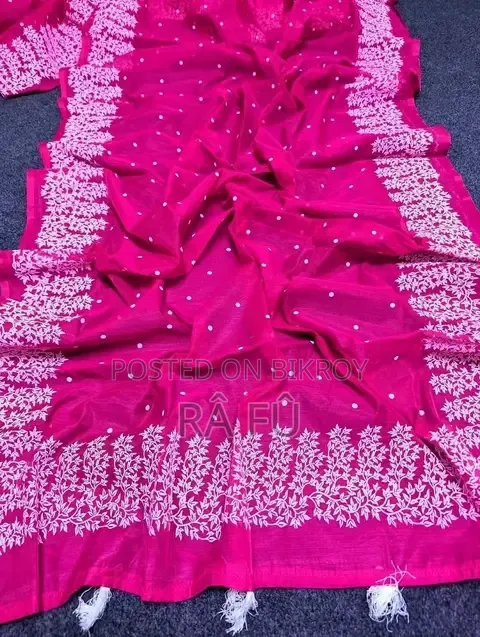 Half Silk Afsan Print Saree