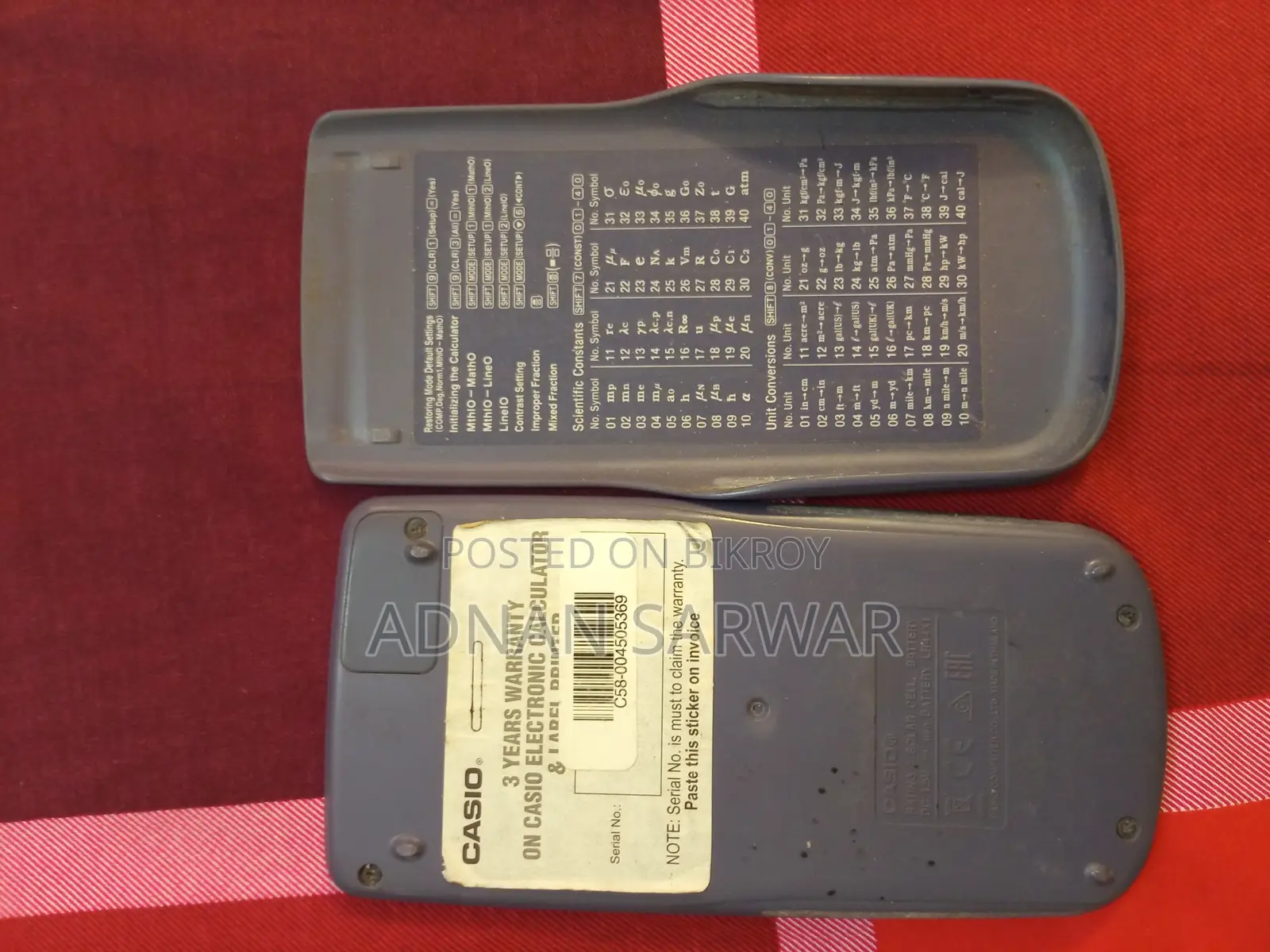 Casio Scientific Calculator