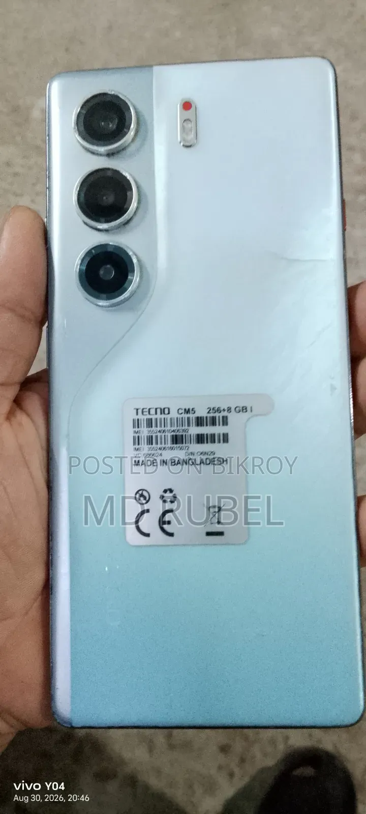 Tecno Camon 40 256 GB Blue