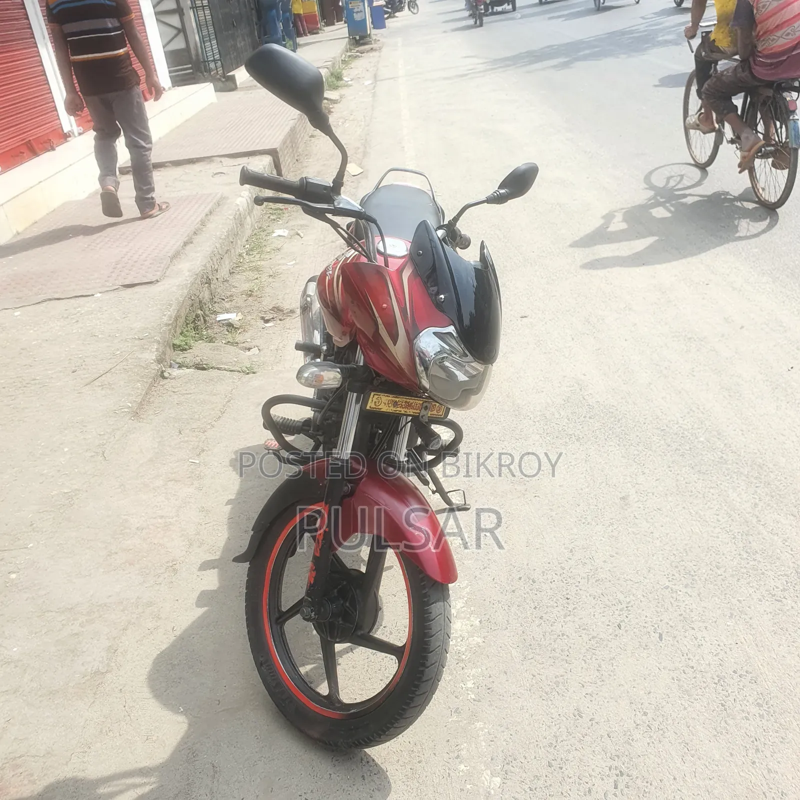 Bajaj Discover 100 2015 Red