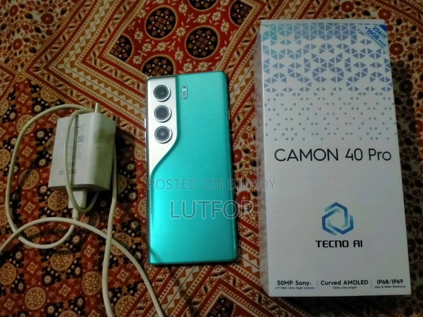 Tecno Camon 40 Pro 4G 256 GB Blue