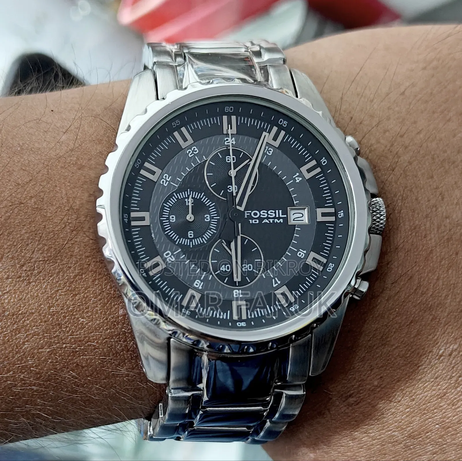 Fossil Chronograph Men's Steel Watch (CH-2446) - Fresh Condition