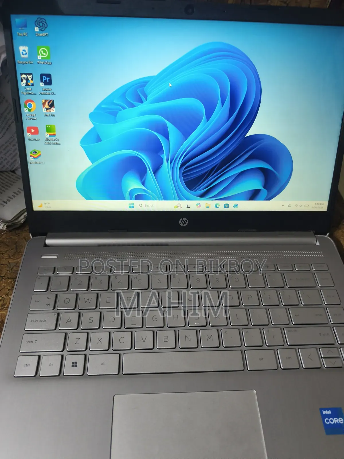 Laptop HP 14-dq2031tg 8GB Intel Core i3 SSD 250GB
