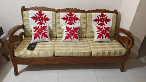সেগুন কাঠের সোফা সেট