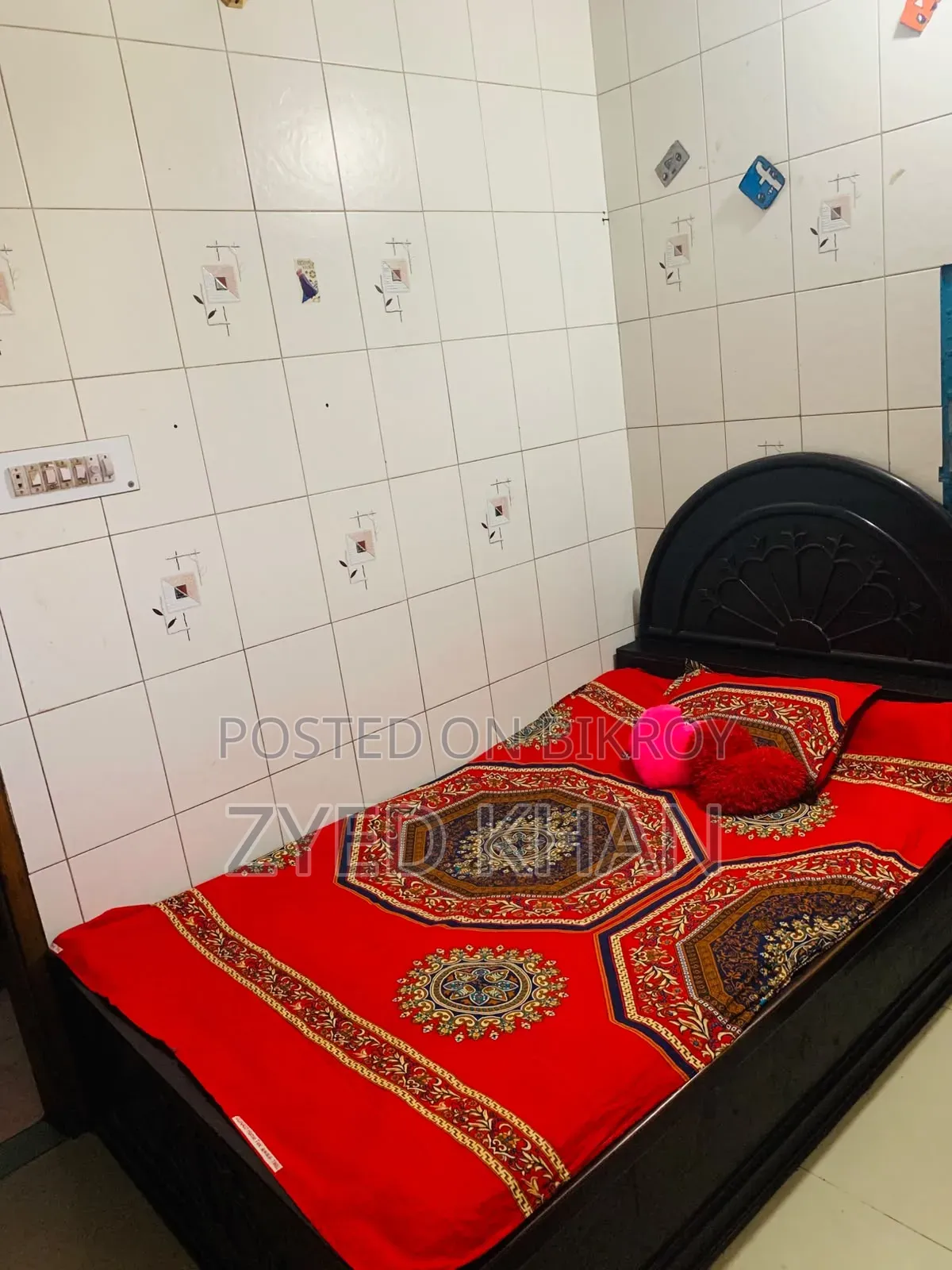 Single Bed Made With Shagun Wood With Jajim