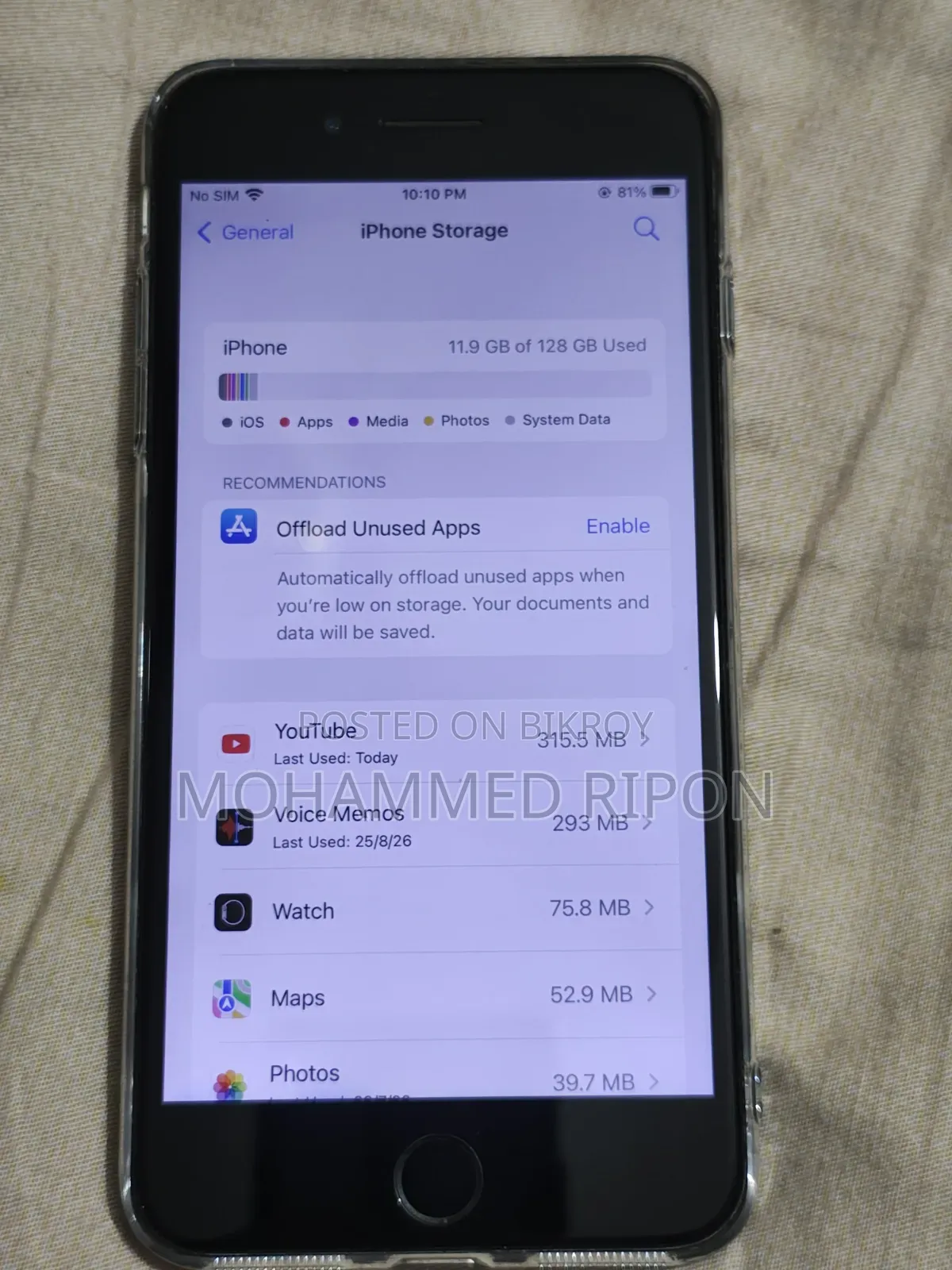 Apple iPhone 7 Plus 128 GB Black