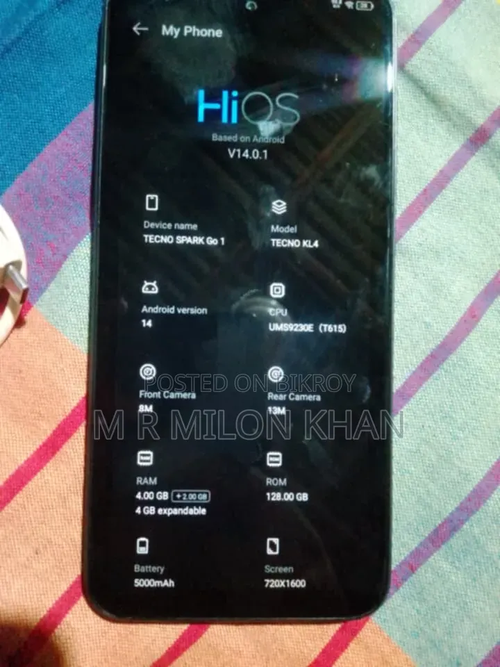 Tecno Spark Go 128 GB Black