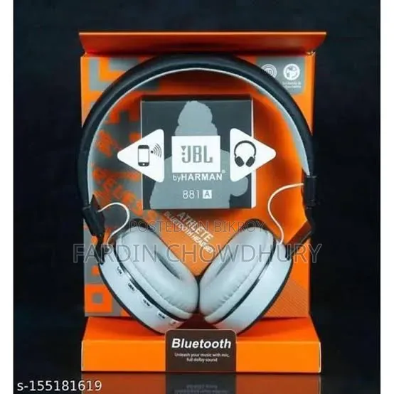 JBL Bluetooth Headphone 881A