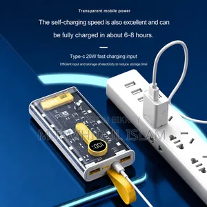 20,000mAh Large Capacity Fast Charging Power Bank With LED Display