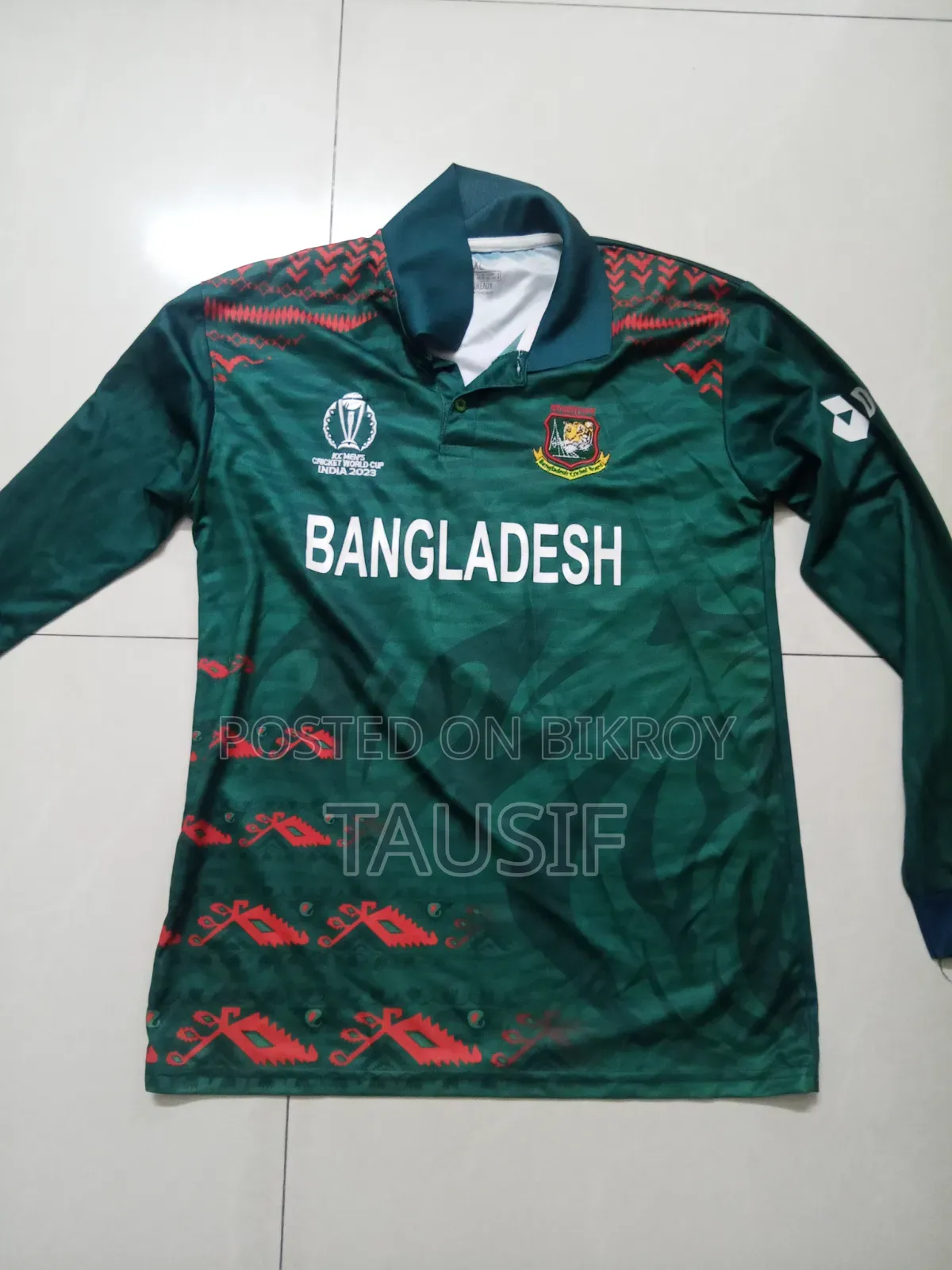 Arsenal + Bd Cricket Team Jersey