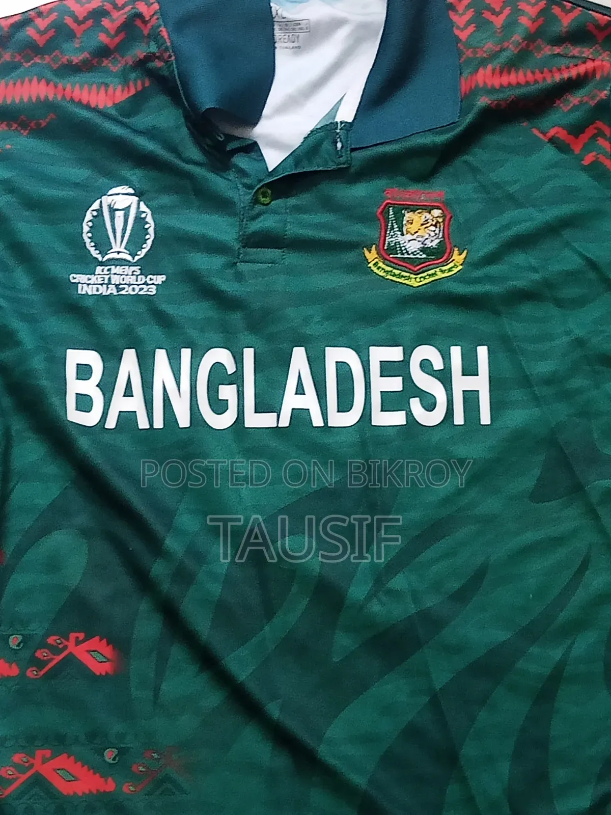 Arsenal + Bd Cricket Team Jersey