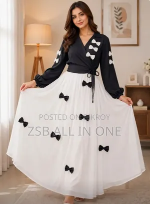 Stylish Tops and Skirt Set