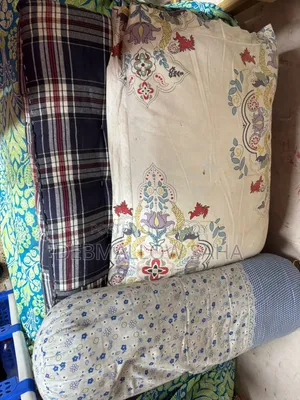 Single Bedspreads With One Head Pillow and With One Long Pillow