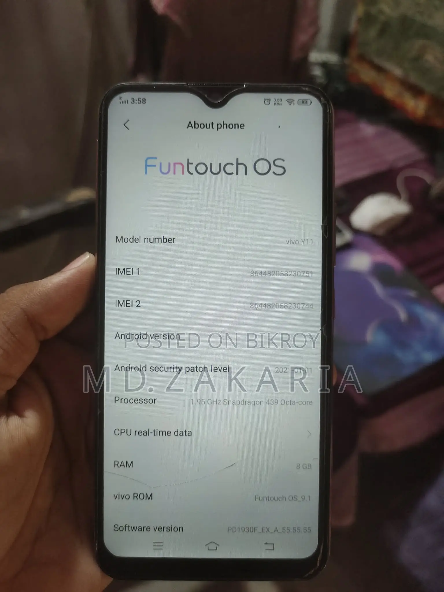 Vivo Y11 32 GB Pink