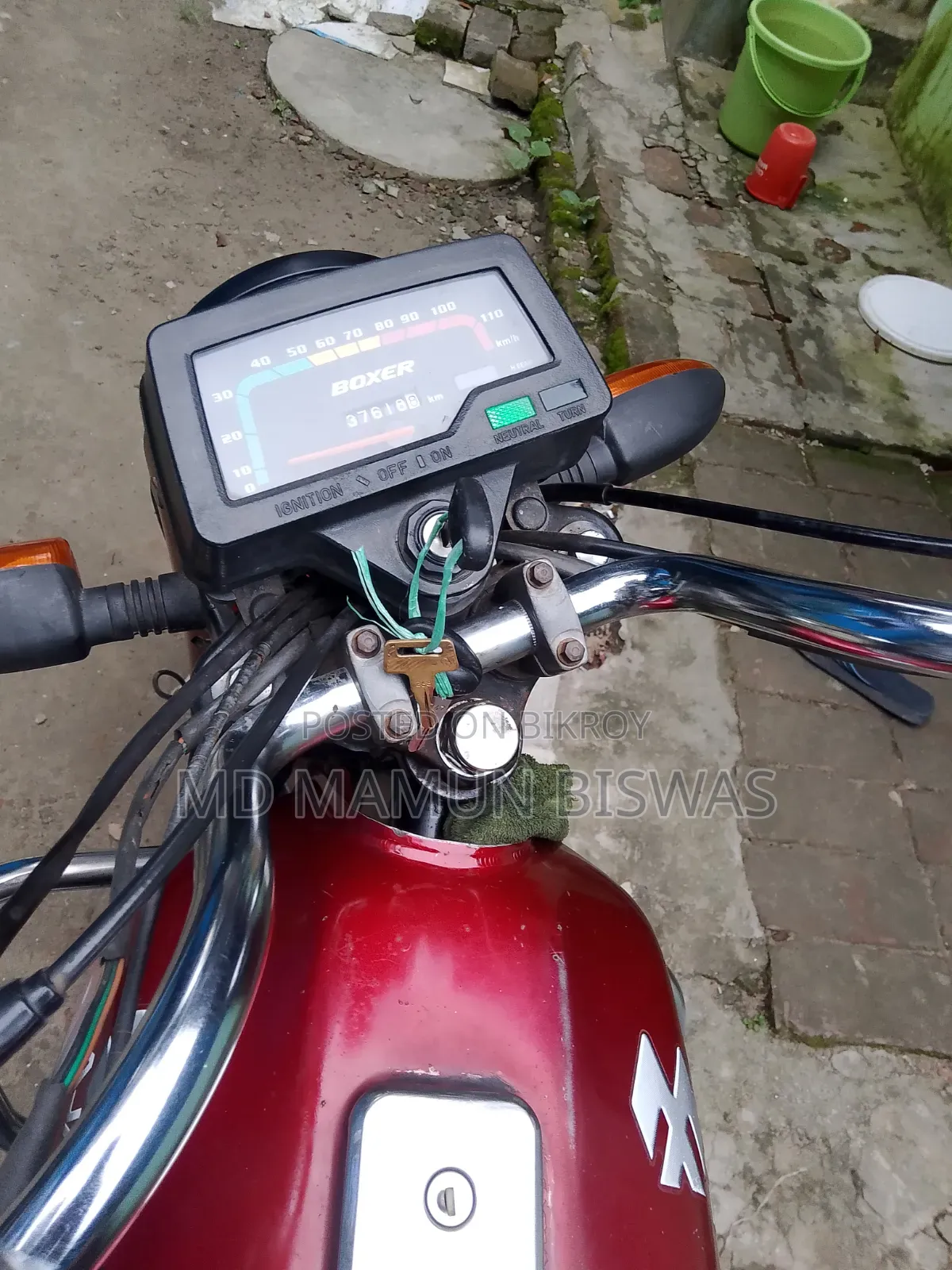 Bajaj Boxer 100 2008 Red